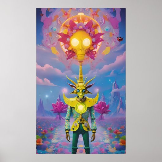 Een dode en dankbare Baphomet Poster (Voorkant)