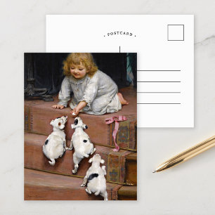 Een dode hitte   Arthur John Elsley Briefkaart