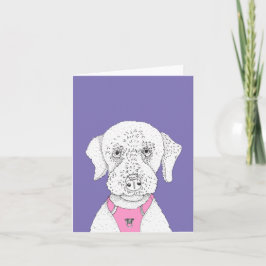 Een doedel genaamd perzik kaart