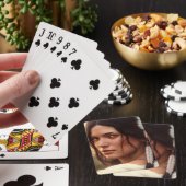 Eén doezelaar pokerkaarten (Insitu)