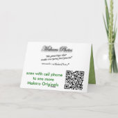 Een Dogwood blooming-customize Kaart (Achterkant)