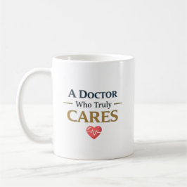 Een dokter die echt om je geeft Gepersonaliseerd c Koffiemok