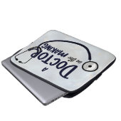 Een dokter in de dop laptop sleeve (Voorkant onderkant)
