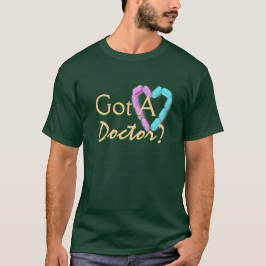 Een dokter in het diepe bos t-shirt (Voorkant)