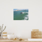 een dolfijn die een gratis ritje neemt poster (Keuken)