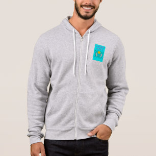 Een dolfijnvriendelijk Man met grijze heide Hoodie