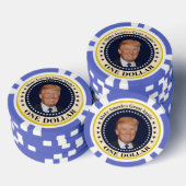 één dollar troef poker chips (Opstapeling)