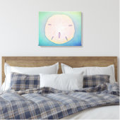 Eén dollar waard canvas afdruk (Insitu (Slaapkamer))