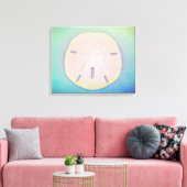 Eén dollar waard canvas afdruk (Insitu (Woonkamer))