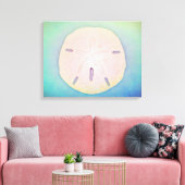 Eén dollar waard canvas afdruk (Insitu (Woonkamer))