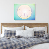 Eén dollar waard canvas afdruk (Insitu (Slaapkamer))