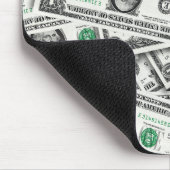 Eén dollarbiljet patroon muismat (Hoek)
