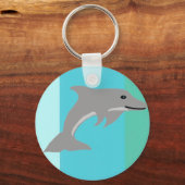Eén Dolphin-sleutelketen Sleutelhanger (Voorkant)