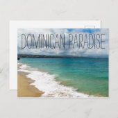 Een Dominicaans paradijs Briefkaart (Voorkant / Achterkant)