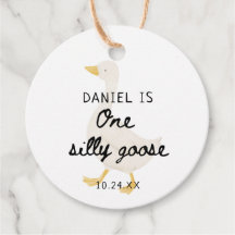 Eén domme gans 1e verjaardagsfeest cadeautje