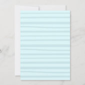 Eén domme gans 1e verjaardagsfeestje lente verjaar kaart (Achterkant)