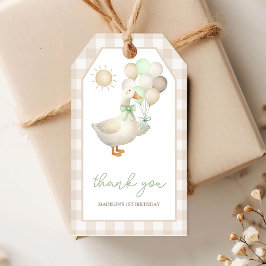EEN Domme Gans, Ballonnen Cadeaulabel