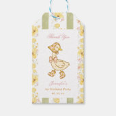 Eén domme gans cadeaubijschrift cadeaulabel (Voorkant)