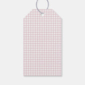 Eén domme gans roze bedank cadeaubijlage cadeaulabel (Achterkant)