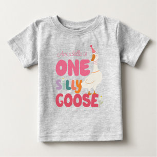 Een domme gans T-shirt, domme gans roze, 1e