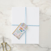 Eén domme gans verjaardag cadeaulabel (Met Touw)