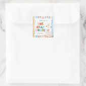 Eén domme gans verjaardag vierkante sticker (Tas)