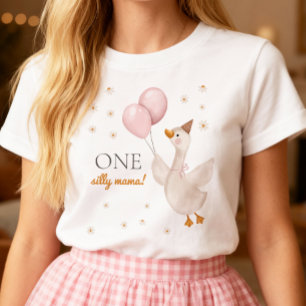 Een Domme Moeder Gans Lente Feest Boerderij Verjaa Tri-Blend Shirt