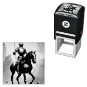 Een Don Quichot van de Mancha zelfinktstempel Zelfinktende Stempel (In situ)