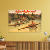 Een donker geheim theatrisch Poster Canvas Afdruk (Insitu (Woonkamer))