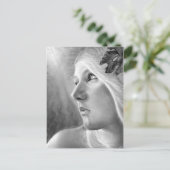 Een donker onderliggend Zeemeermin-Briefkaart Briefkaart (Staand voorkant)