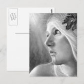 Een donker onderliggend Zeemeermin-Briefkaart Briefkaart (Voorkant / Achterkant)