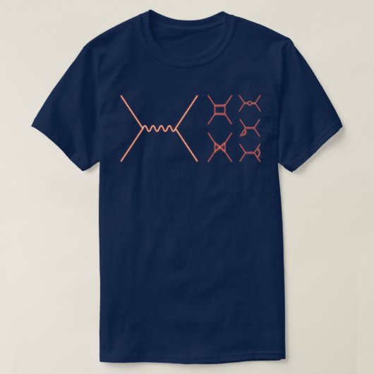 Een donkerdere schaduw van Feynman T-shirt (Design voorkant)