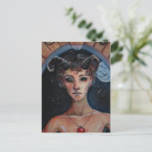 Een donkere onderstroom - de faun KAT Briefkaart (Staand voorkant)