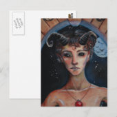 Een donkere onderstroom - de faun KAT Briefkaart (Voorkant / Achterkant)