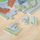 Een donkere onderstroom zeese zeemeermin legpuzzel (Zijkant)