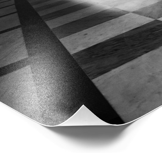 Een donkere plek foto afdruk (Hoek)