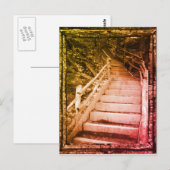 Een donkere weg briefkaart (Voorkant / Achterkant)