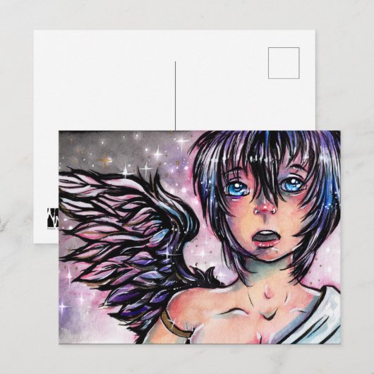 Eén donkere wending briefkaart (Voorkant / Achterkant)