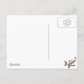 Een Donkey heeft de machtigste Kick uit Voetbal Briefkaart (Achterkant)