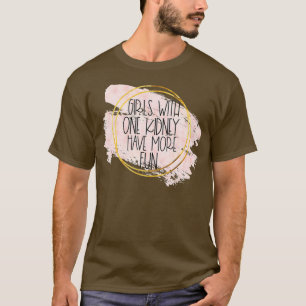 Een donor Transplant Girls Vrouwen Verpleegster T-shirt