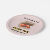 EEN DONUT PER DAG HOUDT DE GRUMPIES WEG PAPIEREN BORDJE (Gekanteld)