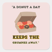 EEN DONUT PER DAG HOUDT DE GRUMPIES WEG