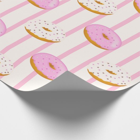 Een Donut Series Design 3 Cadeaupapier (Hoek)