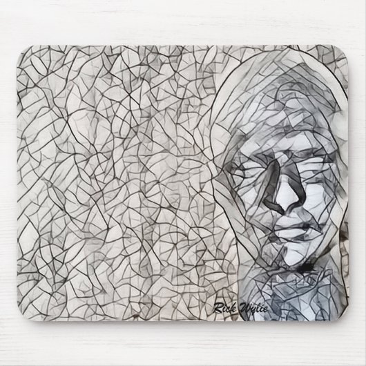 Een doolhof-ing Man! Muismat (Voorkant)