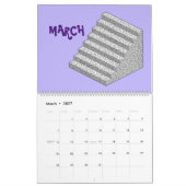 Een doolhof per maand kalender (Mar 2027)