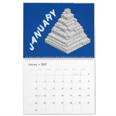 Een doolhof per maand kalender (Jan 2027)