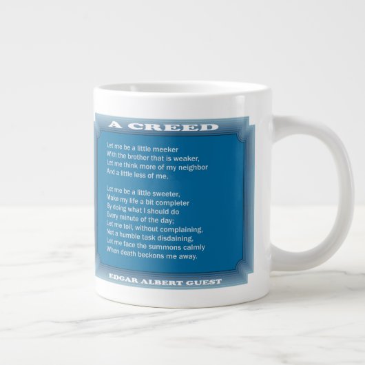 Een door Edgar Guest aangemaakt Grote Koffiekop (Rechts)