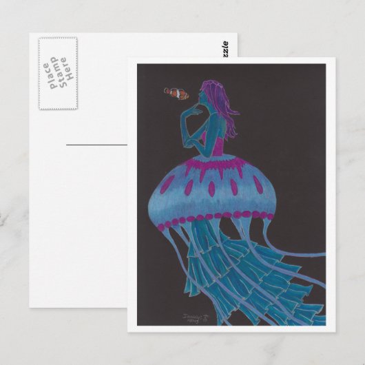 "Een doordacht gesprek" door Daedelys Briefkaart (Voorkant / Achterkant)