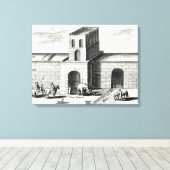 Een doorgang in de Grote Muur Canvas Afdruk (Insitu (Houten vloer))