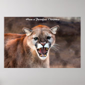 Een doorschijnend kerstfeest hebben poster (Voorkant)